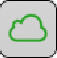 Green cloud icon