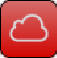 Red cloud icon
