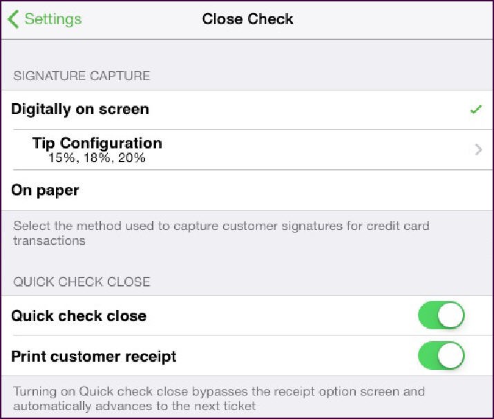 Close Check Digitally